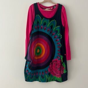 Desigual girls 2-in-1 dress